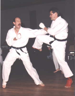 Martin and Walt Sparring